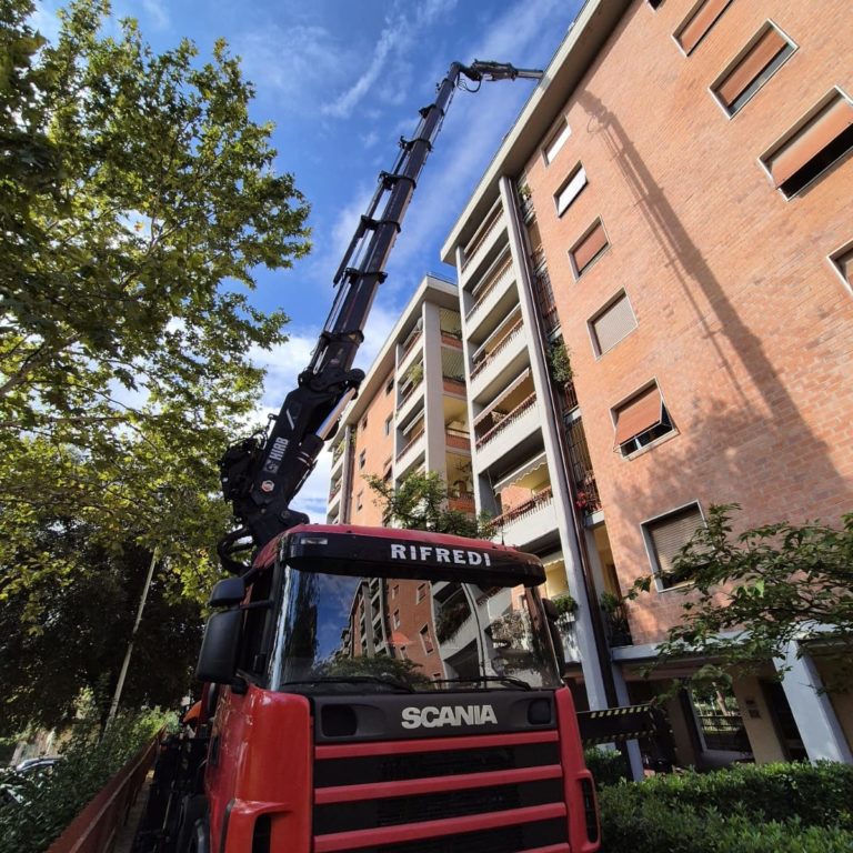 Sollevamento e posizionamento impianti di riscaldamento