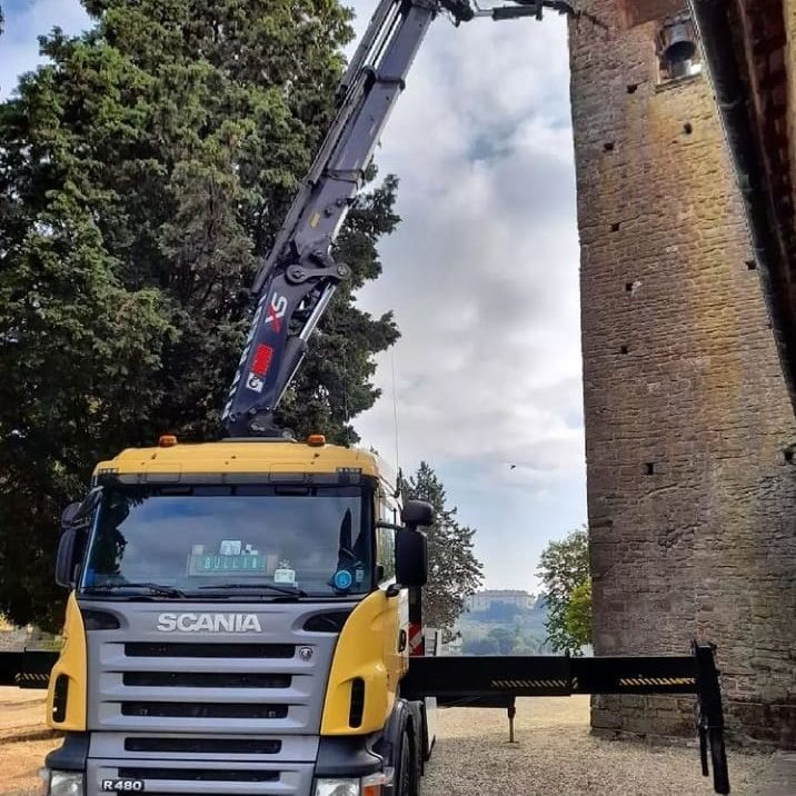 Smontaggio e sollevamento campane Artimino - Carmignano (PO)