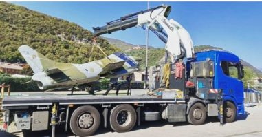 Sollevamento aereo antico - Camion gru